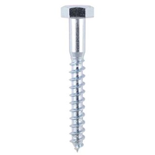 10 x 50MM HEX HEAD COACHSCREW * BX100 * SOLD LOOSE * 1050CSC