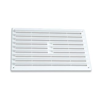 WHITE 1211W 9x6 FACE FIX VENT (NO FLYSCREEN)
