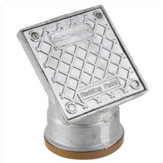 5592 SQU RODDING POINT 110mm Aluminium Socketed & Sealed