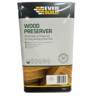 5LT EVERBUILD  WOOD PRESERVER  CLEAR