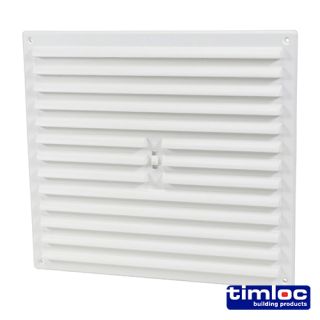 1210W 9x9 PLASTIC INT HIT AND MISS GRILLE VENT WHITE