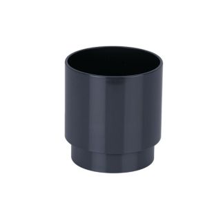 BR206 DOWNPIPE CONNECTOR ROUND ANTHRACITE GREY