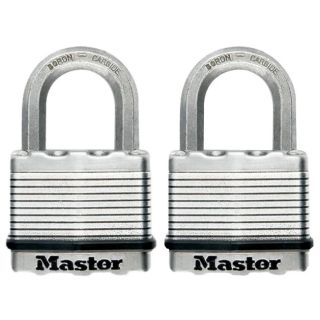 MASTERLOCK EXCELL PADLOCK 50MM M5T            ** TWIN PACK **