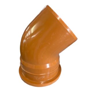 7061 160mm SINGLE SOCKET BEND BRETT 45DEG