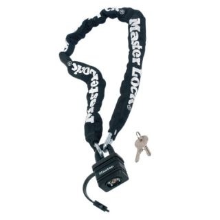 MASTERLOCK 0.9M CHAIN + 40mm   WEATHER TOUGH PADLOCK 8390DPRO