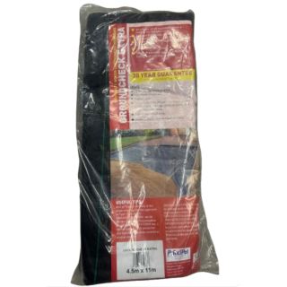 GROUND CHECK ULTRA WOVEN FABRI 11x4.5M (49.5m2) BLACK