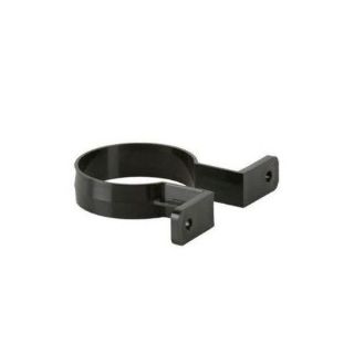 BR207B ROUND DOWNPIPE CLIP BLACK 68mm