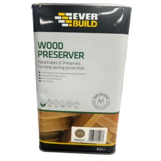 5LT EVERBUILD  WOOD PRESERVER  DARK OAK