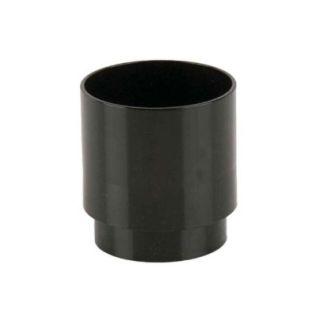 BR206 DOWNPIPE CONNECTOR ROUND BLACK