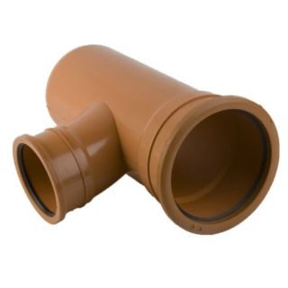 7091 160mm - 110mm T JUNCTION BRETT 87.5deg DOUBLE SOCKET